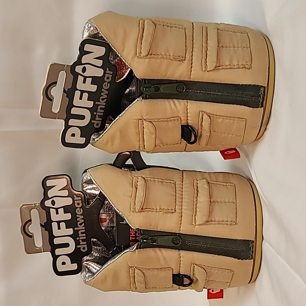 Puffin drinkwear beverage koozie can cooler. NWT